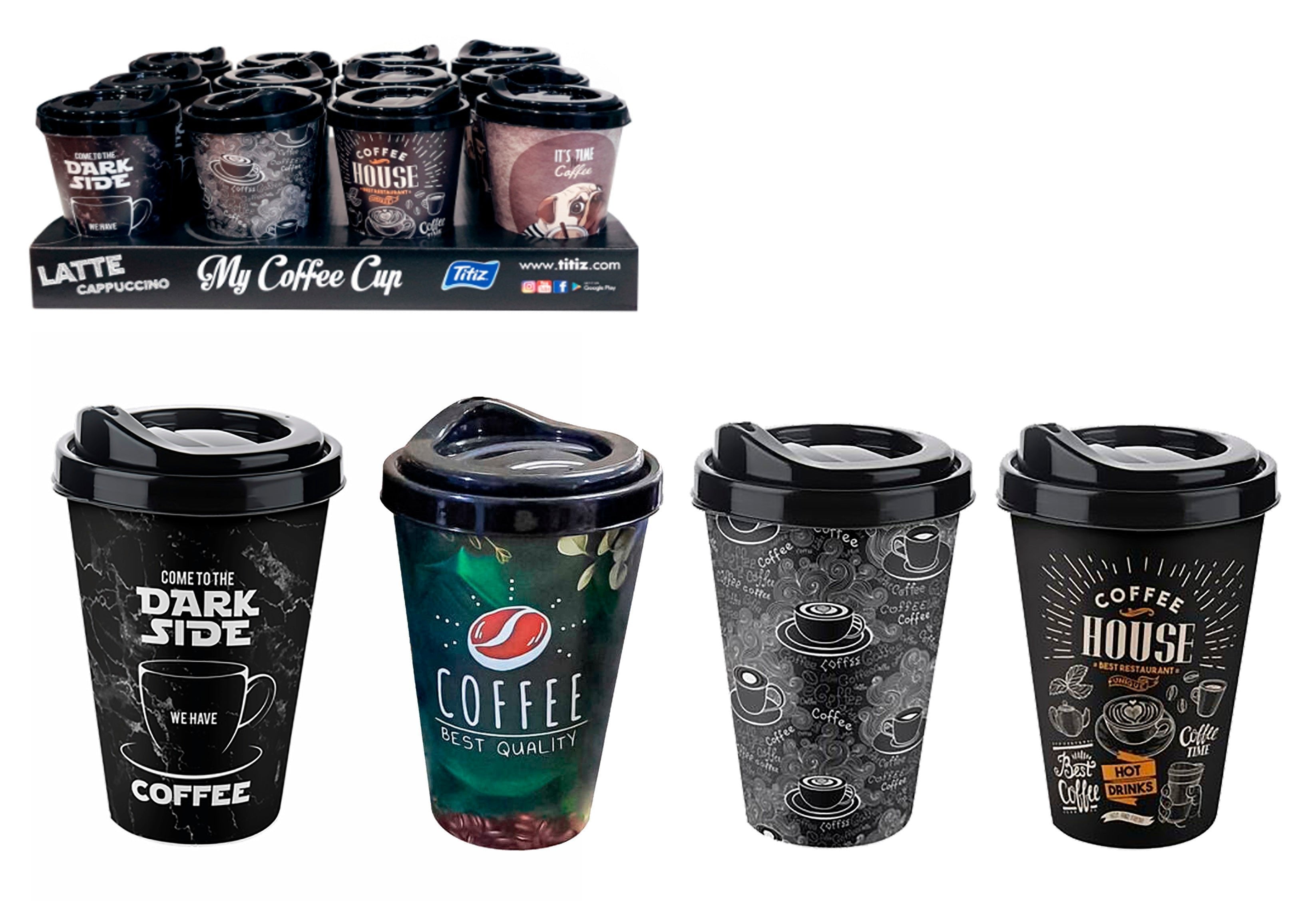 Coffee Cup With Lid 400ML Coffee Cup With Lid 400ML